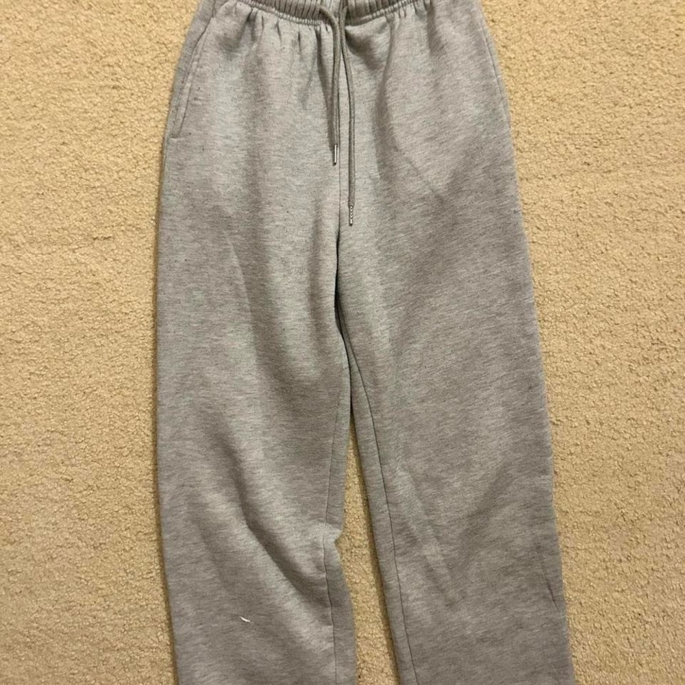 Grey sweatpants
